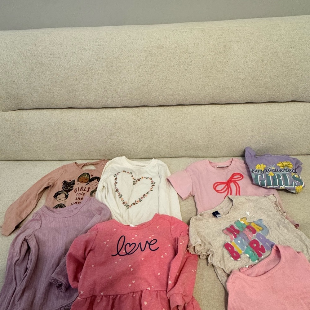 24M–2T Girls Clothing Bundle | 22 Pieces | Zara, Old Navy, Cat & Jack & More